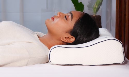 memory foam Cervical pillow white bg (1)