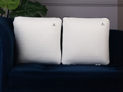 memory foam cushion white bg