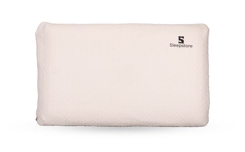 memory foam slim pillow white bg small